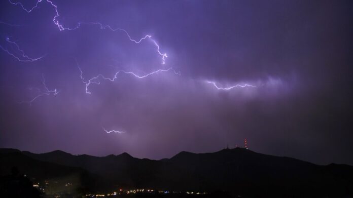 Gewitter Málaga Juni