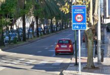 Parkplatz sichern in Spanien