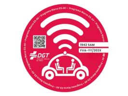 rote DGT-Plakette
