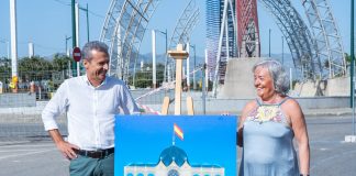 Eingangstor Málaga Feria 2025