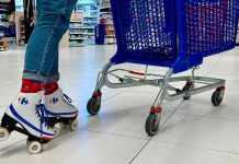 Einkaufen auf Rollschuhen Málaga