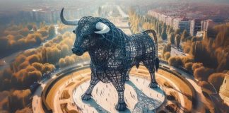 riesiger Stier Spanien