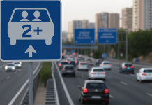 Carsharing Fahrspur Spanien