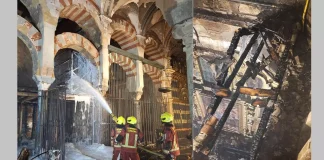 Brand Kathedrale Córdoba