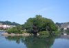 Geteilte Insel Spanien Frankreich
