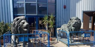 Bronzeskulpturen Hafen Málaga