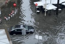 Unwetter in Teilen Andalusiens: Über 500 Notrufe und ein Schwerverletzter Starkregen Andalusien Oktober 2025