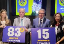 Winterflugplan Ryanair Málaga 