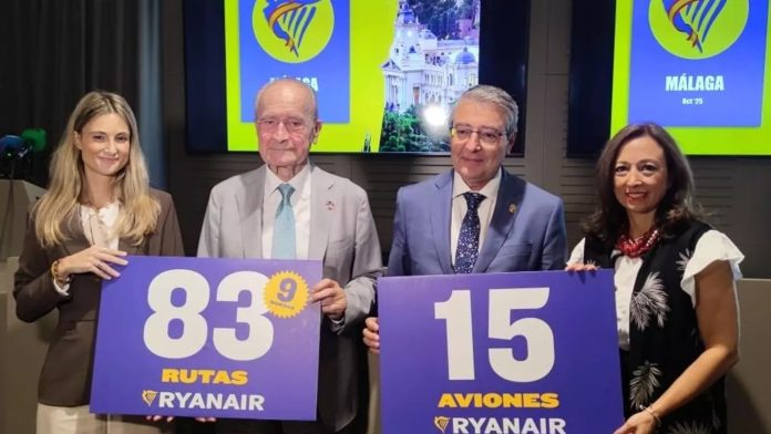 Winterflugplan Ryanair Málaga 
