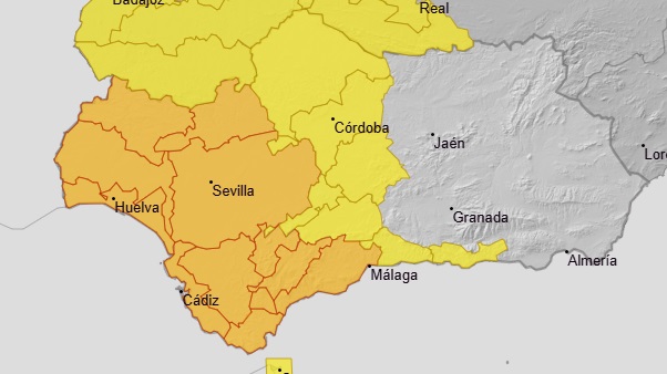 Wetterwarnung Málaga November 2025