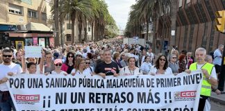 Gesundheitsprotest Costa del Sol