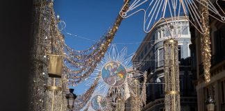 Weihnachtsbeleuchtung Málaga