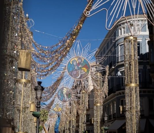 Weihnachtsbeleuchtung Málaga