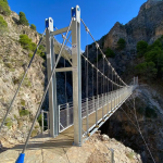 Hängebrücke el Saltillo in Málaga