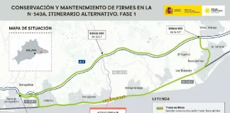 Straßensperrungen Torre del Mar