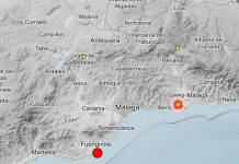 Leichtes Erdbeben der Stärke 2,5 bei Iznate in der Axarquía registriert Erdbeben in Iznate