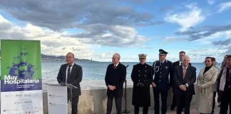 Gedenkfeier zum 125. Jahrestag des Untergangs der Gneisenau