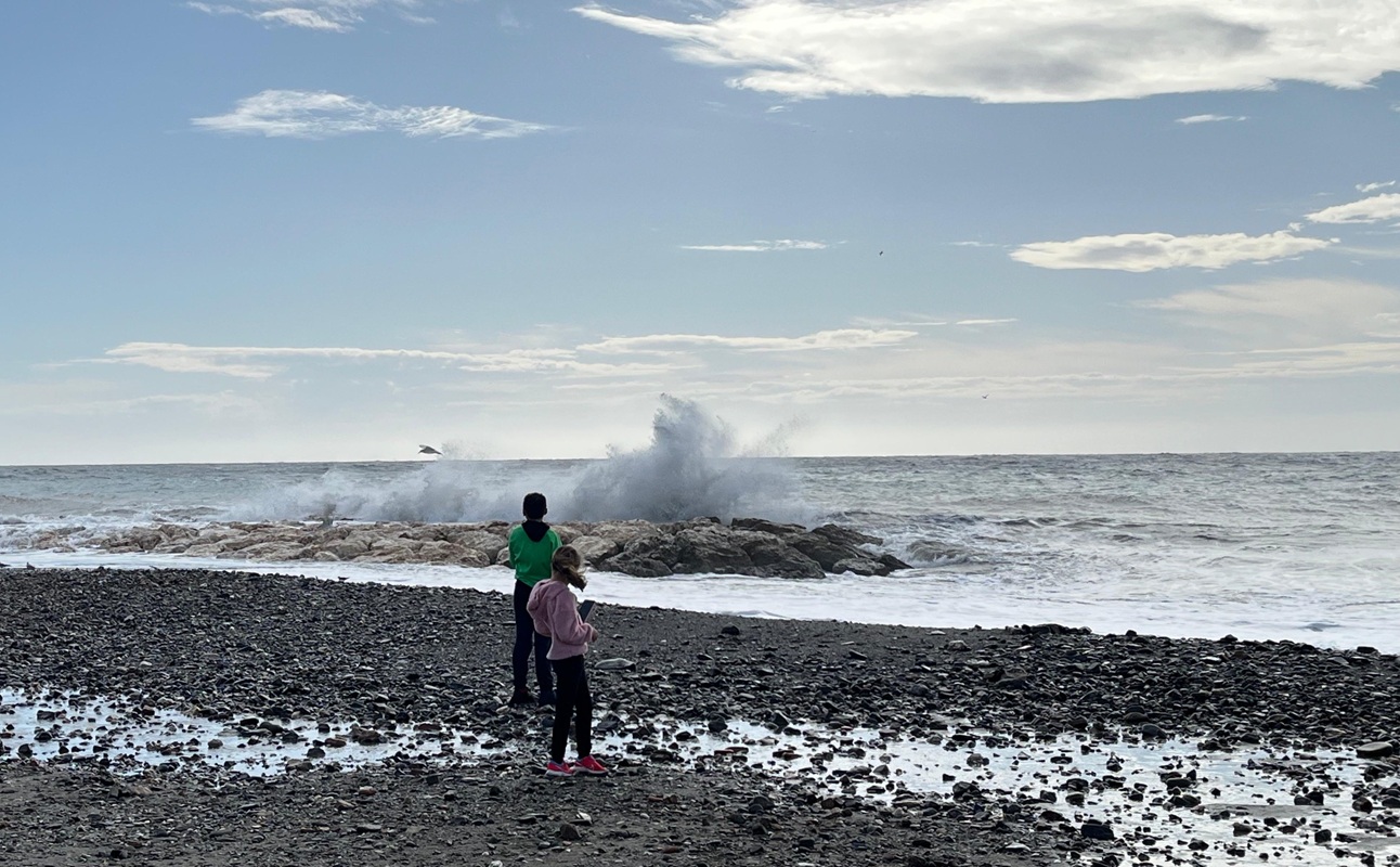 Sturmtief Emilia sorgt an der Costa del Sol für hohe Wellen und Schäden an den Stränden Sturm Emilia Málaga