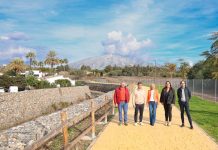 Marbella schließt Sanierung des Bachs zwischen Nueva Andalucía und Puerto Banús ab Marbella Hochwasserschutz