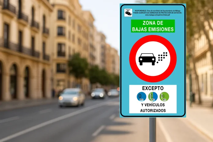 Umweltzone Málaga Regelung