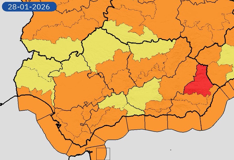 Sturm an der Costa del Sol