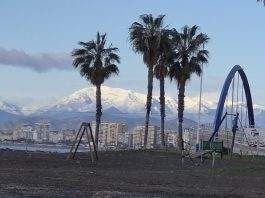 Schneefall Málaga