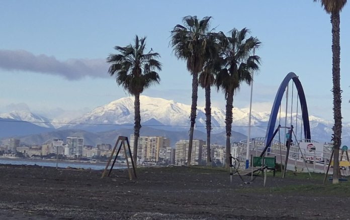 Schneefall Málaga