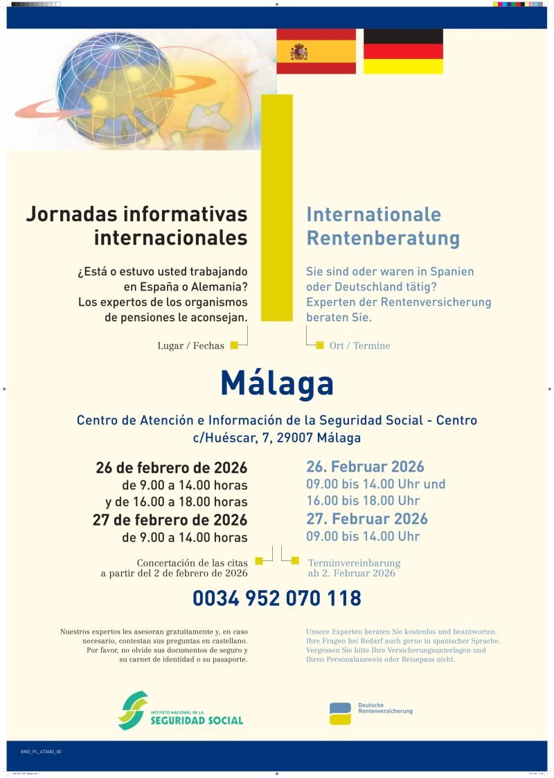 Rentenberatungstage in Málaga 2026