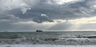 Sturm an der Costa del Sol