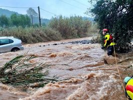 Unwetter in Málaga