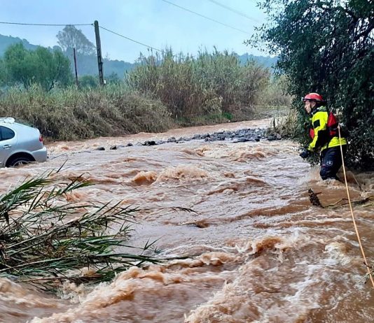 Unwetter in Málaga