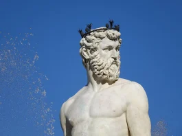 Neptun Statue Málaga - Polemik in der Stadt