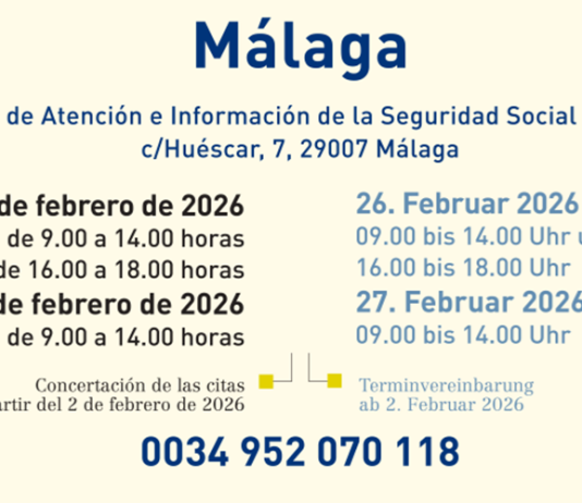 Rentenberatungstage in Málaga 2026