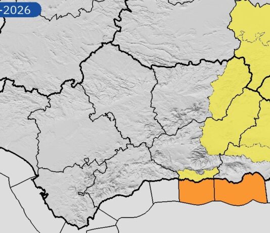 Neue Wetterwarnungen für Teile Andalusiens: Aemet ruft Orange und Gelb aus Almería Granada Wetterprognosen