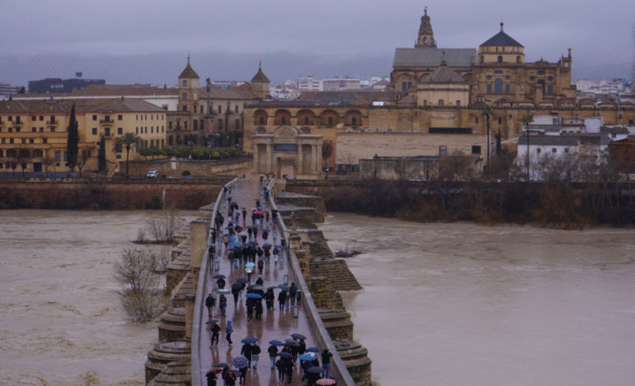 Sturmtief Leonardo in Andalusien