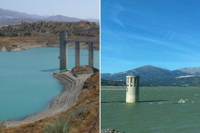 Wasserstand La Viñuela