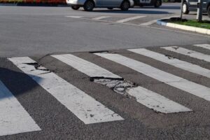 Marbella Straßenschäden