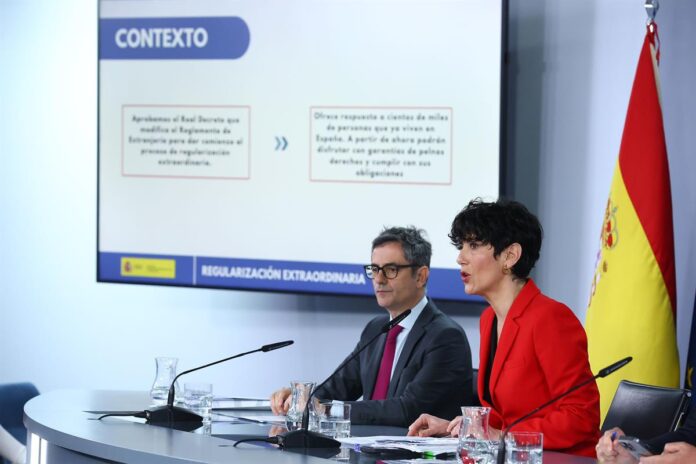 rueda-prensa-ministros Spanien Migranten Regularisierung 2026