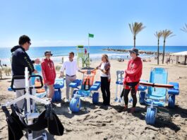 Marbella Barrierefreiheit Strand