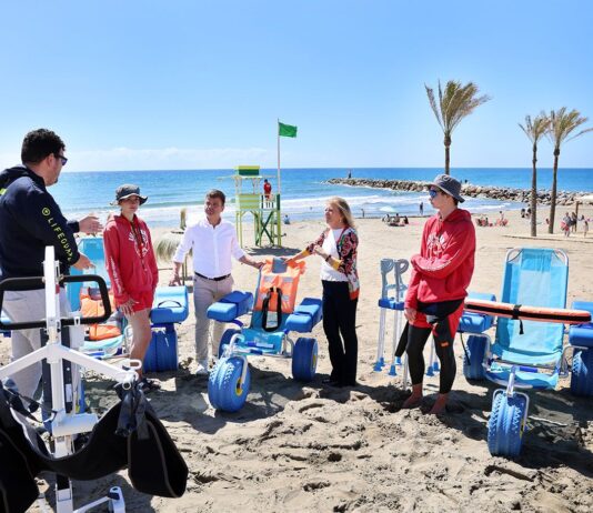 Marbella Barrierefreiheit Strand