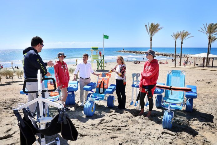 Marbella Barrierefreiheit Strand