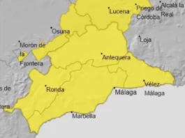 Aemet Málaga April 2026