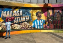 Málaga Atlanta Wandbild