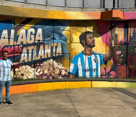 Málaga Atlanta Wandbild