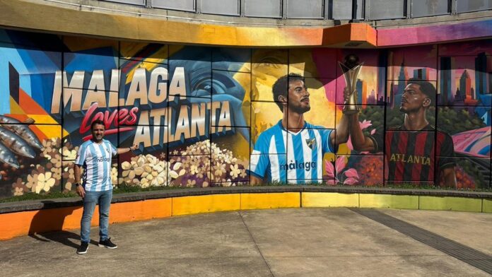 Málaga Atlanta Wandbild