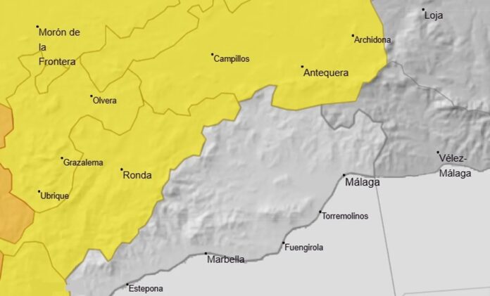 Windwarnung Provinz Málaga