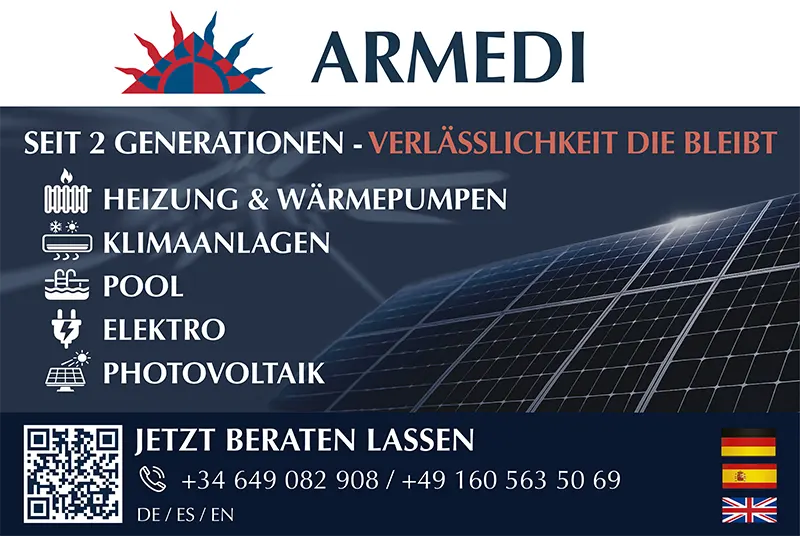 ARMEDI Costa del Sol | Heizung, Klima, Solar & Pooltechnik