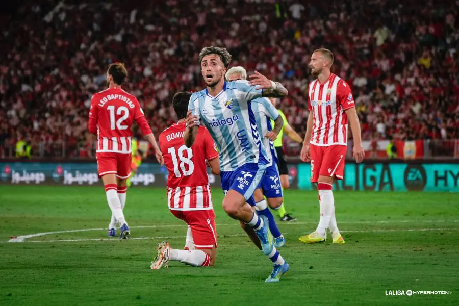 Aufstieg geschafft! Der FC Málaga ist wieder erstklassig FC Málaga schafft Aufstieg | UD Almería - FC Málaga 1:2