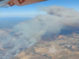 Waldbrand in Huelva