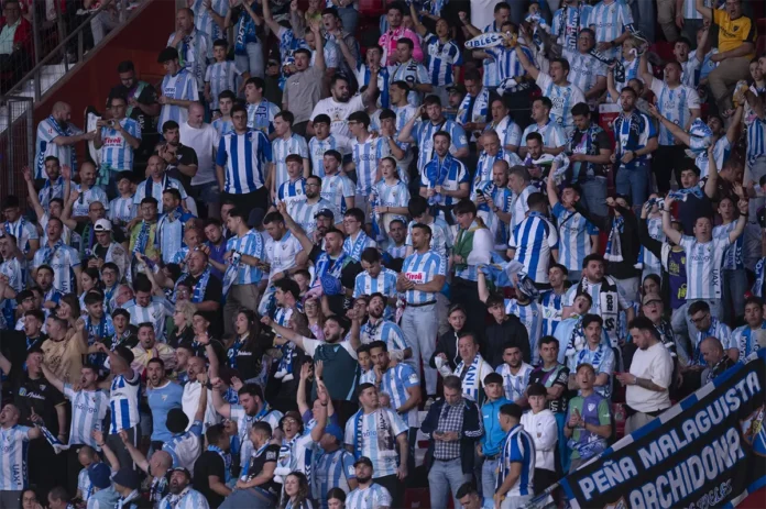 fans Rückspiel FC Málaga Las Palmas - die Entscheidung